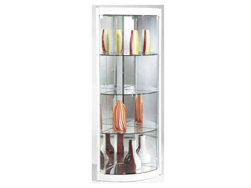 Modern Curio Cabinet (White) CR017