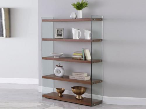 Modern Curio Cabinet (Walnut) CR029