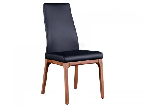 Modern Dining Chair (Walnut Black) DCRO072