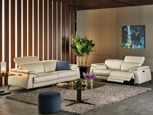 Modern Recliner Leather Sofa HT MU-A6234-PR