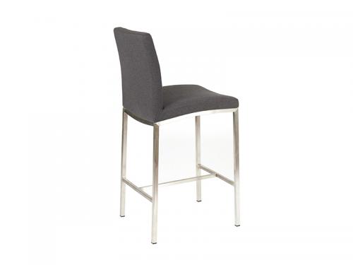 Adam Counter Height Stool (Graphite Fabric) - Stool 033