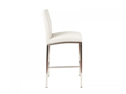 Adam Counter Height Stool (Dove Fabric) - Stool 034
