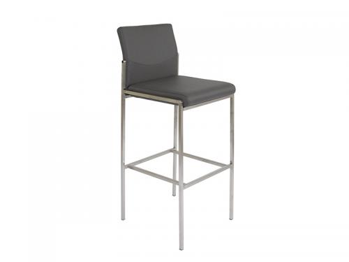 Angle Bar Height Stool (Grey) - Stool 042