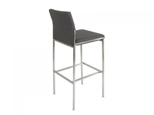 Angle Bar Height Stool (Grey) - Stool 042