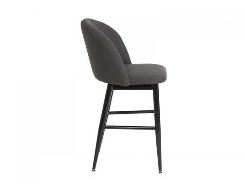 Crescent Counter Height Stool (Graphite Fabric) - Stool 055