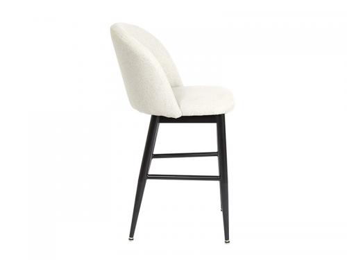 Crescent Counter Height Stool (Dove Fabric) - Stool 056