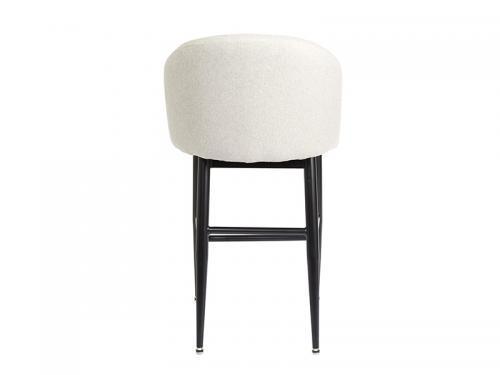 Crescent Counter Height Stool (Dove Fabric) - Stool 056