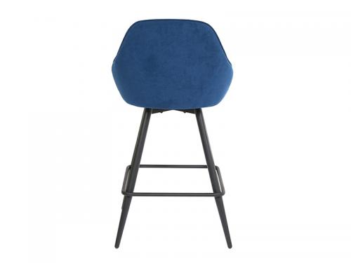 Daphne Stool (Cobalt Fabric) - Stool 059