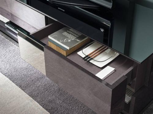 Modern Heritage TV Base with 2 Drawers BS001