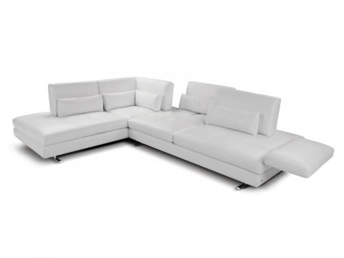Serena Modern Leather Sectional Sofa - MSC 39 CA