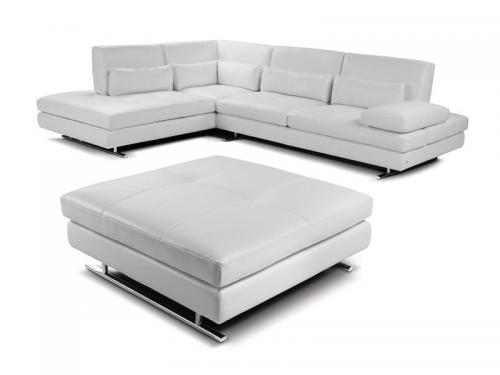 Serena Modern Leather Sectional Sofa - MSC 39 CA