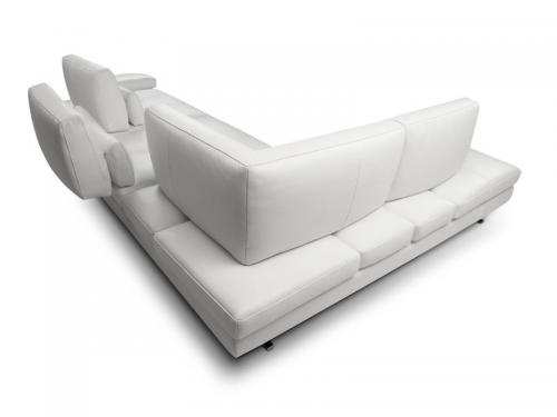 Serena Modern Leather Sectional Sofa - MSC 39 CA