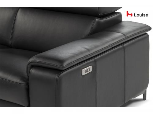 Louise Modern Leather Sectional Sofa - MSC 40 CA