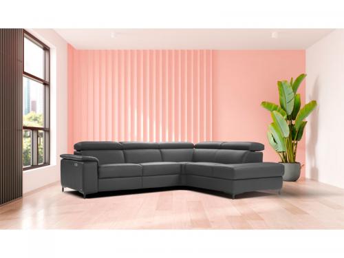 Louise Modern Leather Sectional Sofa - MSC 40 CA