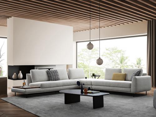 Modern Fabric Sectional Sofa - MSC44