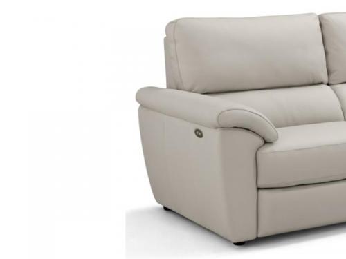Modern Leather Power Reclining Sofa - MSC59 SOF