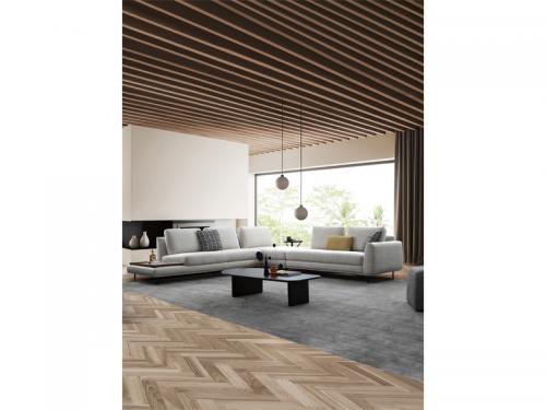 Modern Genuine Fabric Sectional Sofa - HT FA-A0599