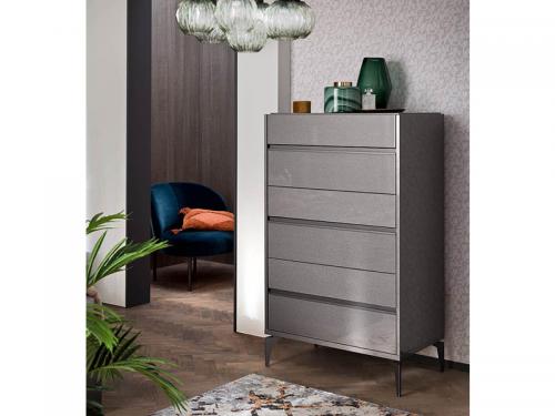 Contemporary Graphite Bedroom Collection - Graphite