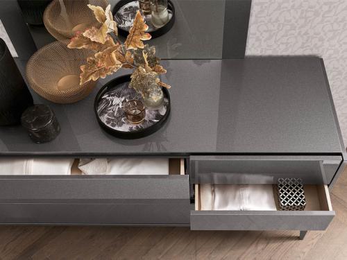 Contemporary Graphite Bedroom Collection - Graphite