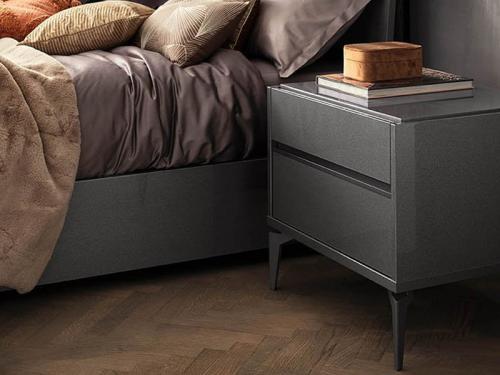 Contemporary Graphite Bedroom Collection - Graphite