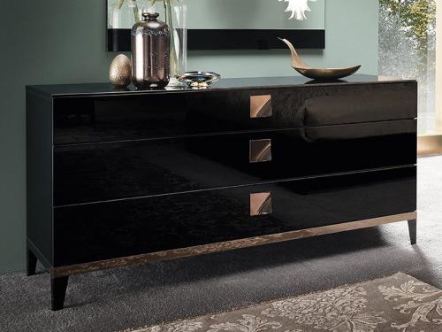 Contemporary Mont Noir Bedroom Set - BDMN03