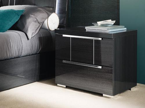 Modern Versilia Nightstand With 2 Drawers NS013