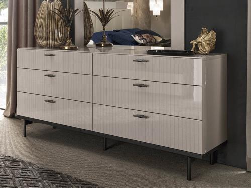 Modern Claire 3 Door Wood Drawer Unit DU003