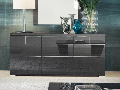 Modern Versilia Buffet with 3 Doors and Pull Out Shelf BT008