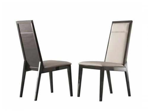 Modern Versilia Dining Chair with High Gloss Structure 2 Chairs DC010