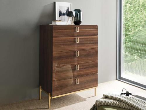 Modern Mid Century Chest with 5 Drawers CS014