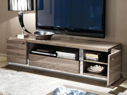 Modern Monaco TV Base with 2 Door 1 Drawer BS013