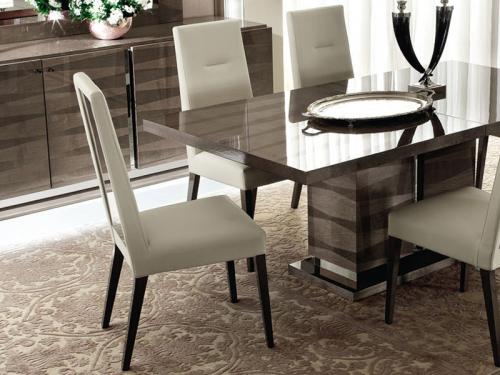 Modern Monaco Dining Chair with Seat and Back Ecoleather 2 Chairs DC014