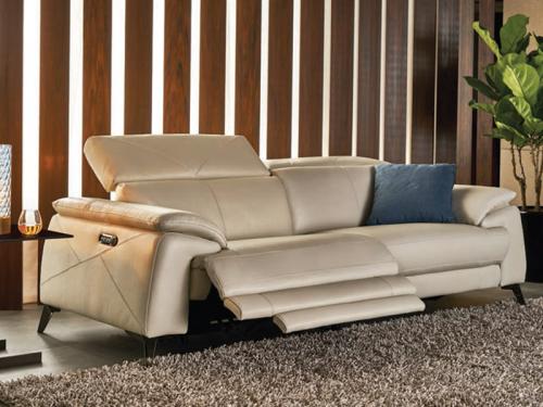 Modern Recliner Leather Sofa HT MU-A6234-PR