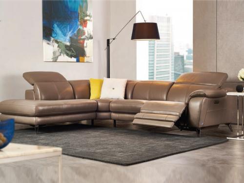 Modern Recliner Leather Sofa RLHT012