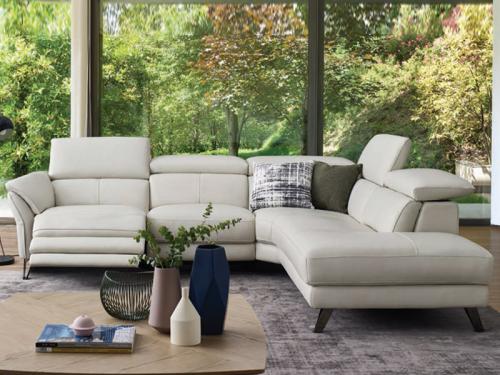 Modern Recliner Leather Sofa RLHT014