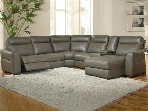 Modern Recliner Leather Sofa RLHT025