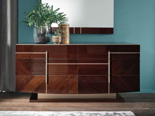 Modern Bellagio Dresser with 6 Drawers DR010