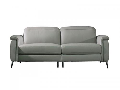 Modern Leather Loveseat (Grey) LSOX007