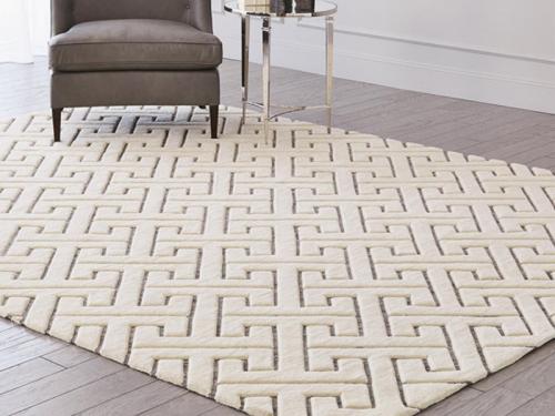 Modern Area Rug (Ivory Grey) Rug20