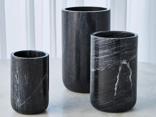 Modern Marble Vase (Black) VS004