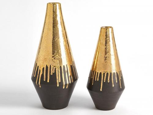 Modern Gold Drip Vase VS013